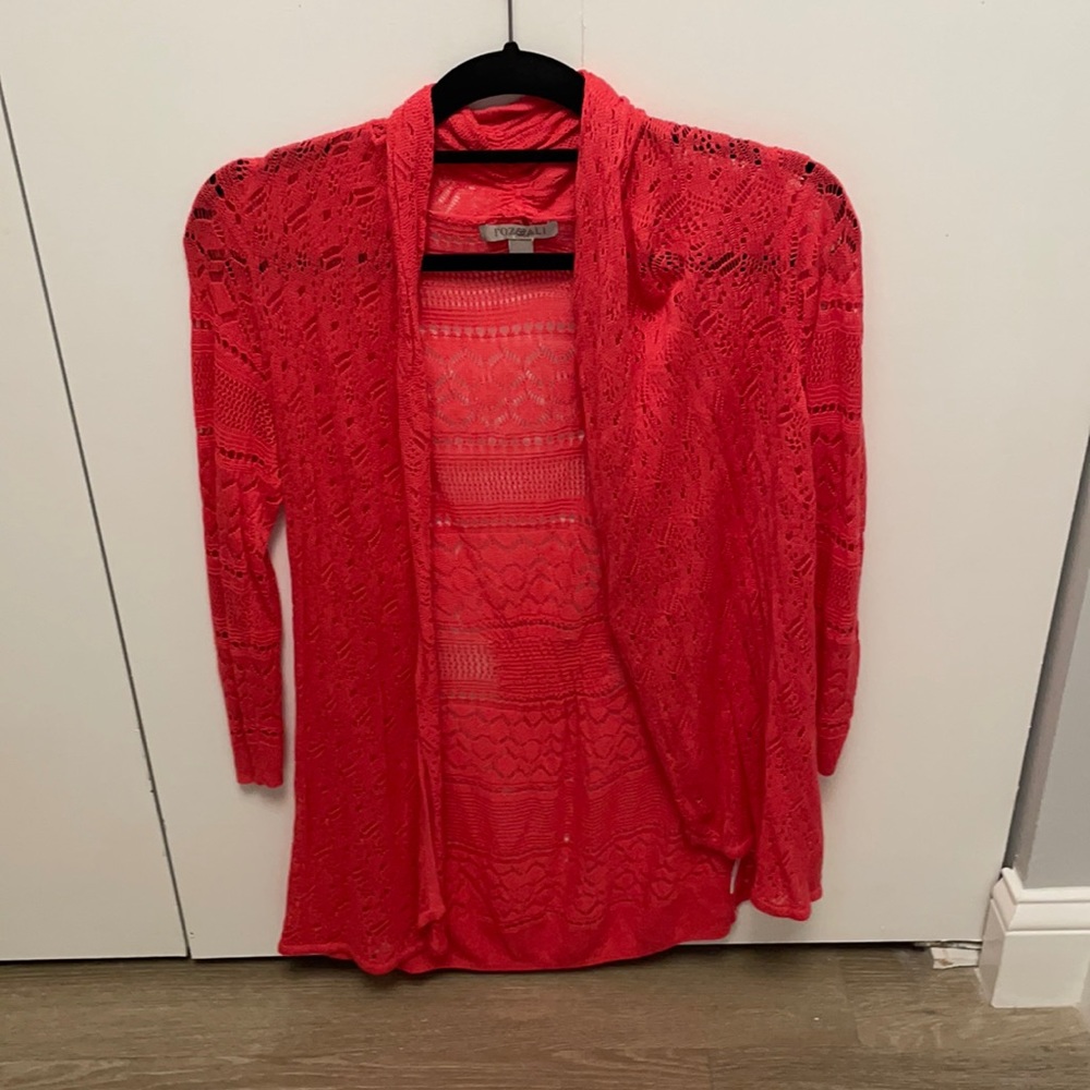Dress barn coral/pink Sweater Small